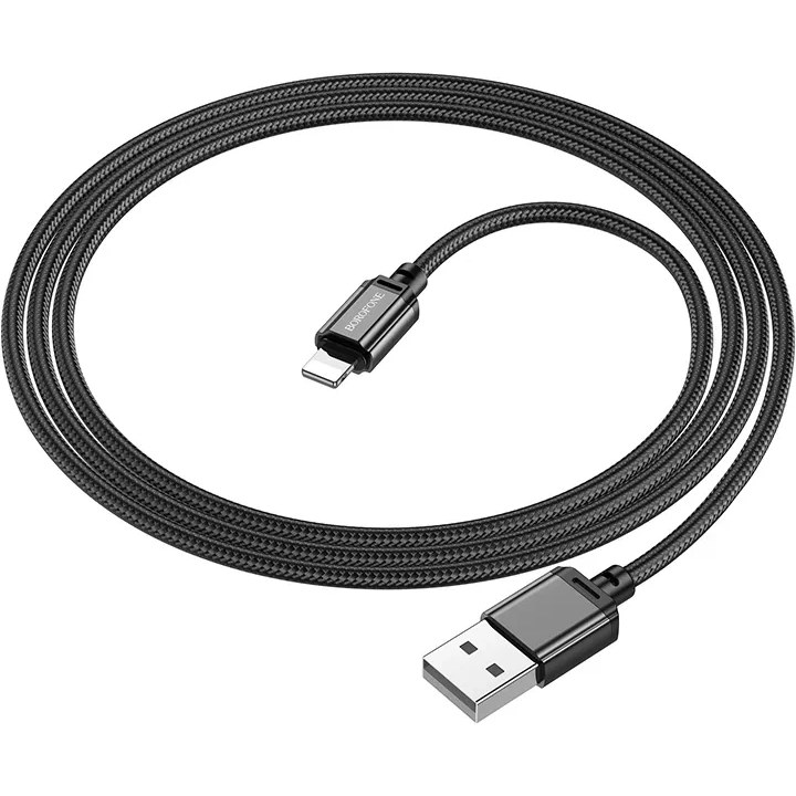 کابل تبدیل USB به لایتنینگ بروفون مدل BX87 طول 1 متر