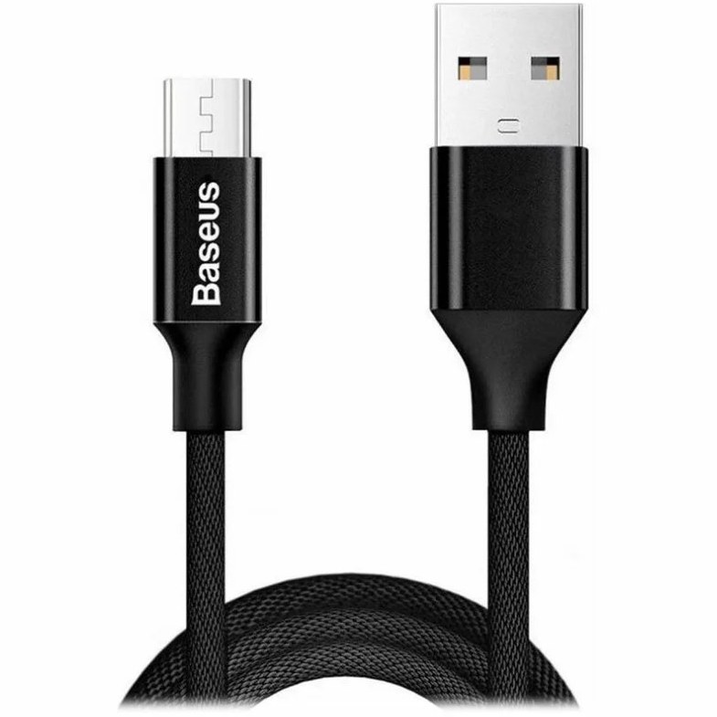 کابل 1.5 متری Micro USB باسئوس CAMYW-B