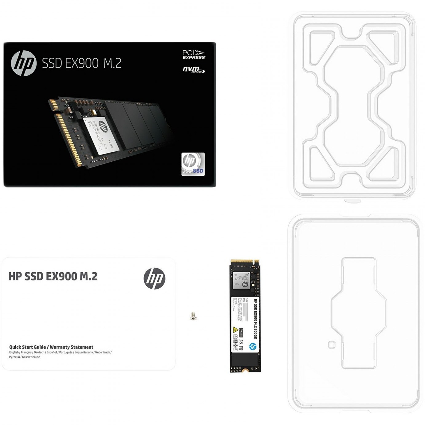SSD اینترنال اچ پی مدل EX900 M.2 ظرفیت 120 گیگابایت