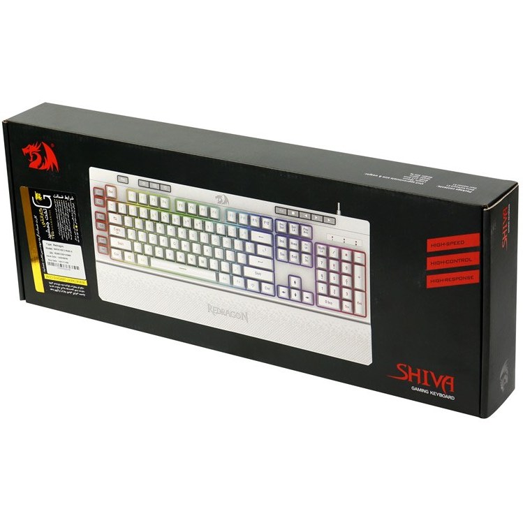 کیبورد ردراگون Shiva K512W RGB