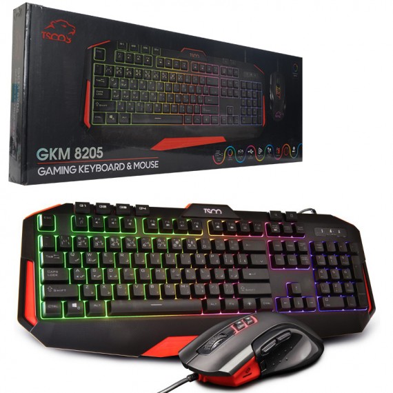 ست گیمینگ تسکو مدل GKM 8205