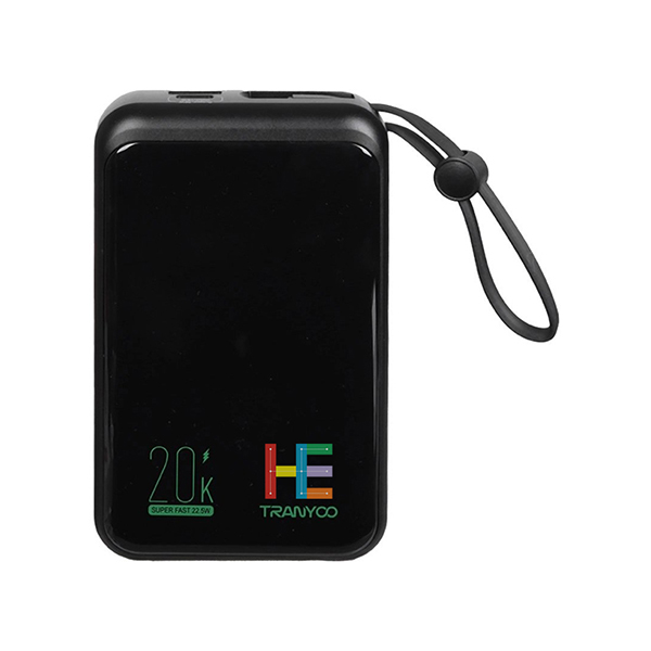 پاوربانک سوپر فست شارژ 20000 میلی‌آمپرساعت 22.5W ترانیو مدل K15