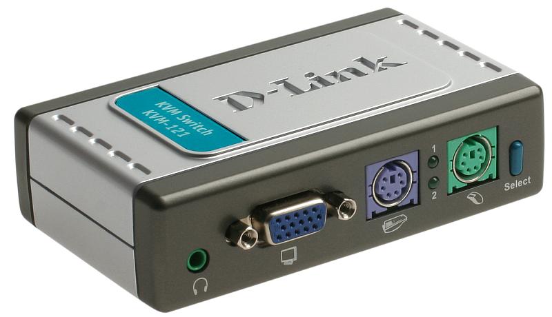 سوییچ 2 پورت KVM  دی-لینک مدلD-LINK KVM-121