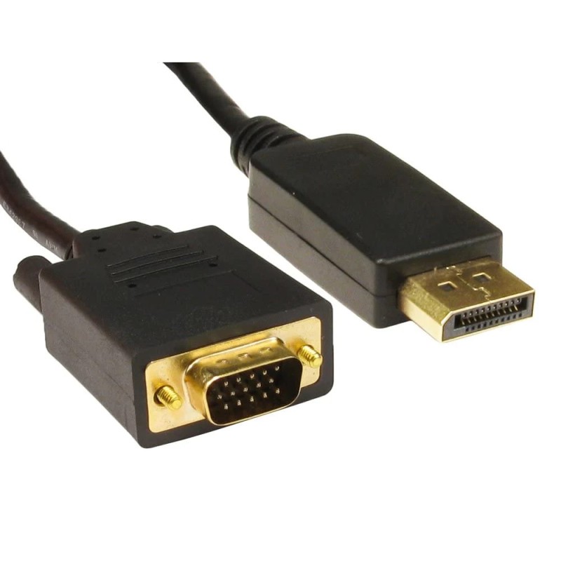 کابل و تبدیل Display Port به VGA کایزر طول 1.8 متر