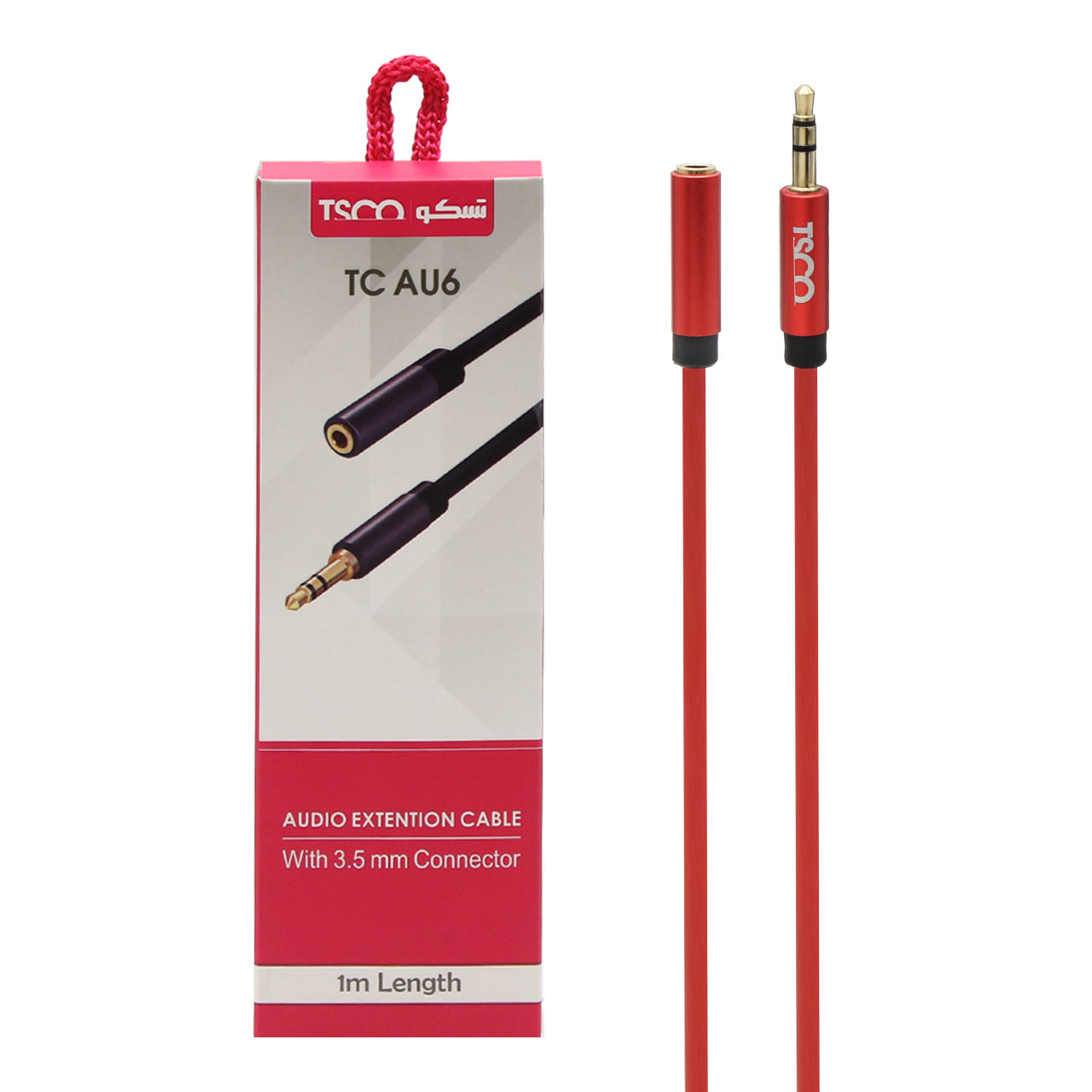 کابل افزایش طول AUX تسکو مدل TC-AU6 طول 1 متر