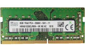 رم لپ تاپ هاینیکس مدل HMA81GS6MFR8N-UH ظرفیت ۸ گیگابایت DDR4 2400MHz