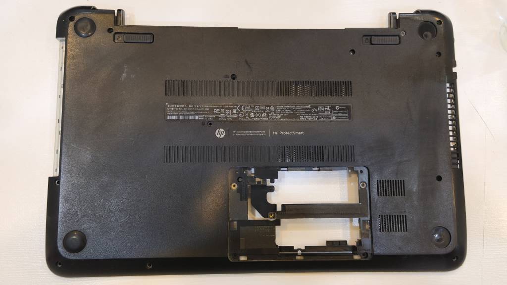 مجموعه کامل قاب کف و درب سرویس رم و هارد لپ‌تاپ HP Pavilion dv6 سری 6000 (استوک اورجینال)