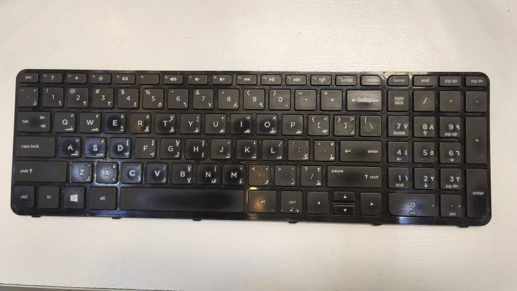 کیبورد لپ‌تاپ HP Pavilion dv6-6000 (کامل + حروف فارسی)