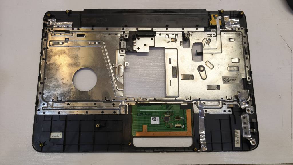 قاب بالایی (پالم رست) لپ تاپ دل Dell Inspiron N4050 مشکی براق به همراه برد تاچ پد - پارت 0K2JVT اورجینال